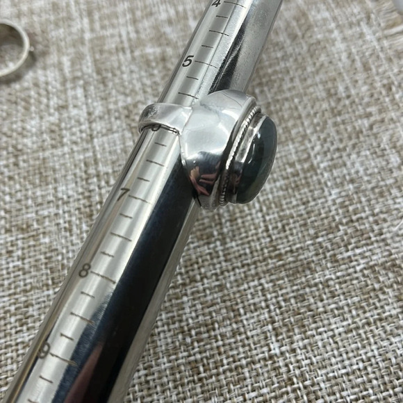 💎 Stunning Labradorite Ring - Blue/Green Flash - Sterling Silver, Size 6 - Picture 13 of 17